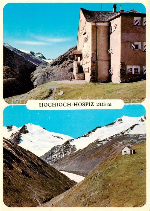 Hochjoch-Hospitz 2413m Hochjoch Vorarlberg AT mit Finailspitze Weisskugel Hinter