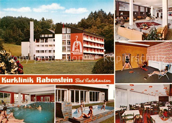 Nidda Kurklinik Rabenstein Hallenbad Gymnastik Wassertreten Speisesaal