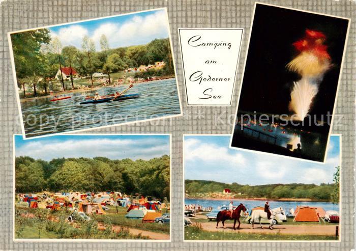 Gedern See Camping am Gederner See Paddelboot Reiten Feuerwerk