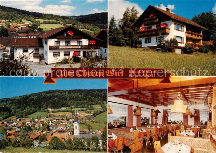 Elisabethszell Gasthof Pension Zum Oberen Wirt Gaststube Panorama