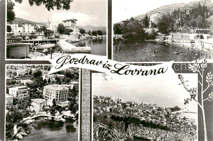 Lovrana Lovran Croatia Teilansichten Panorama