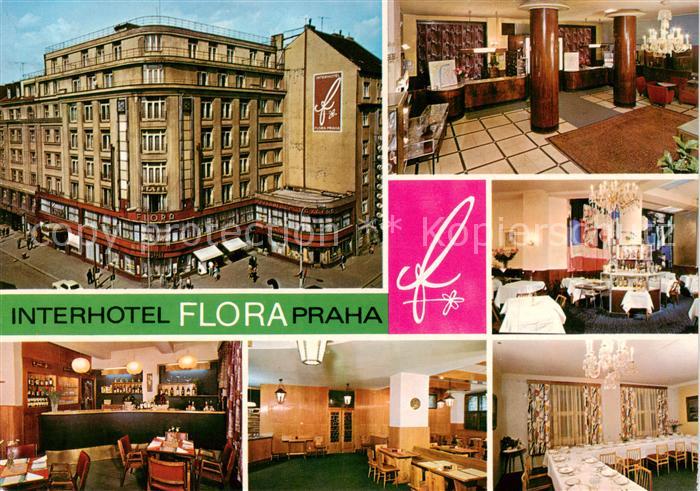 Praha Prahy Prague Interhotel Flora Foyer Gastraeume Speisesaal