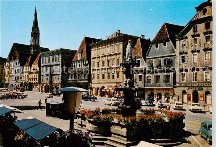 Steyr Enns Oberoesterreich Stadtplatz