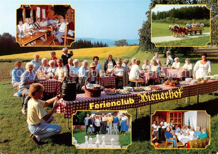 Gallspach AT Ferienclub Wienerhof Hotel Salzburg Gastraeume Pferdebus Kegelbahn