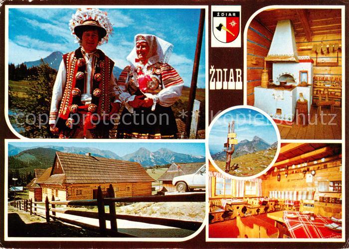 Zdiar Vysoke Tatry SK Zdiarsky dom interier muzea a restauracie Zdiarsky kroj Ha