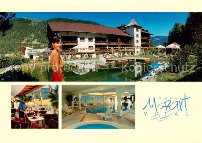Ried Tirol AT Hotel Mozart Gastraum Pool Landschaft