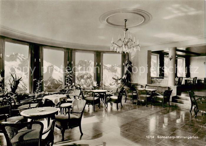 Sonthofen  Oberallgaeu Alpen Moor und Kneippbad Sonnenalp Wintergarten