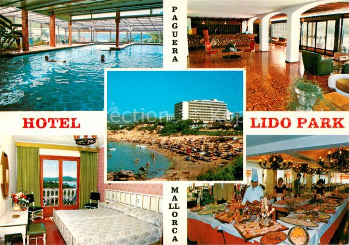 Paguera Mallorca Islas Baleares ES Hotel Lido Park Hallenbad Foyer Strandpartie