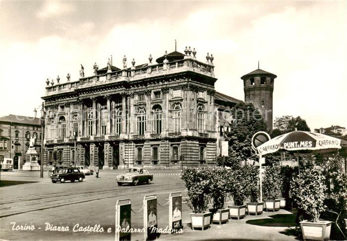 Torino Turin IT Piazza Castello e Palazzo Madama