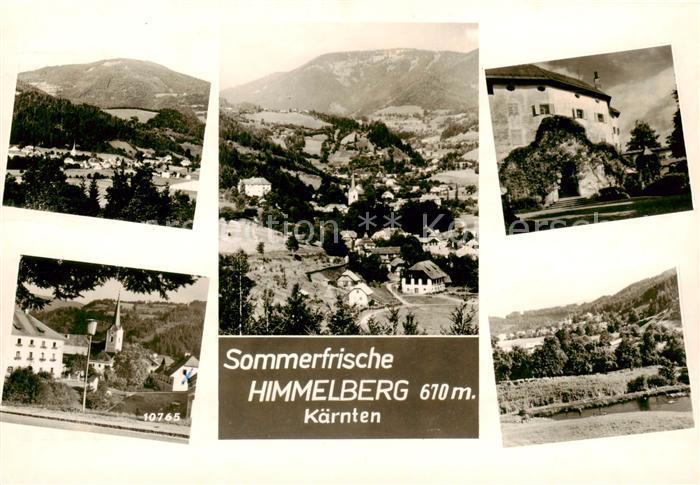 Himmelberg Kaernten AT Teilansichten Panorama