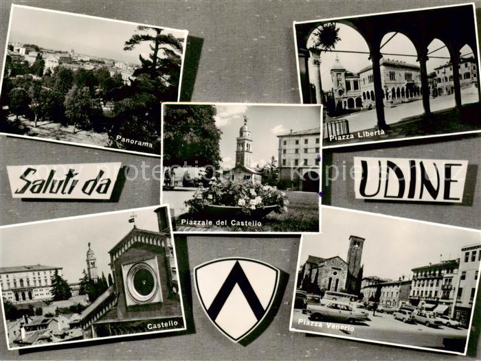Udine IT Panorama Piazza Liberta Piazzale del Castello Piazza Venerio