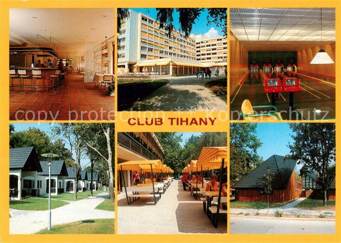 Tihany HU Club Tihany Bar Kegelbahn Bungalows Gartenterrasse