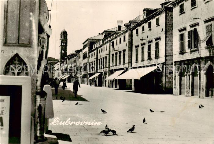 Dubrovnik Ragusa Croatia The street Stradun