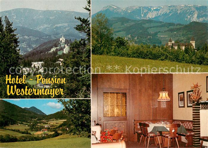 Gloggnitz Niederoesterreich AT Hotel Pension Westermayer Gaststube Panorama