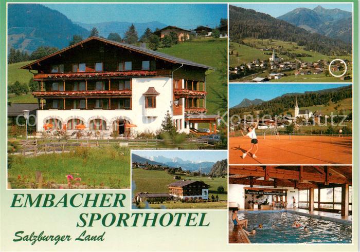 Embach Salzburg AT Embacher Sporthotel Panorama Tennisplatz Hallenbad