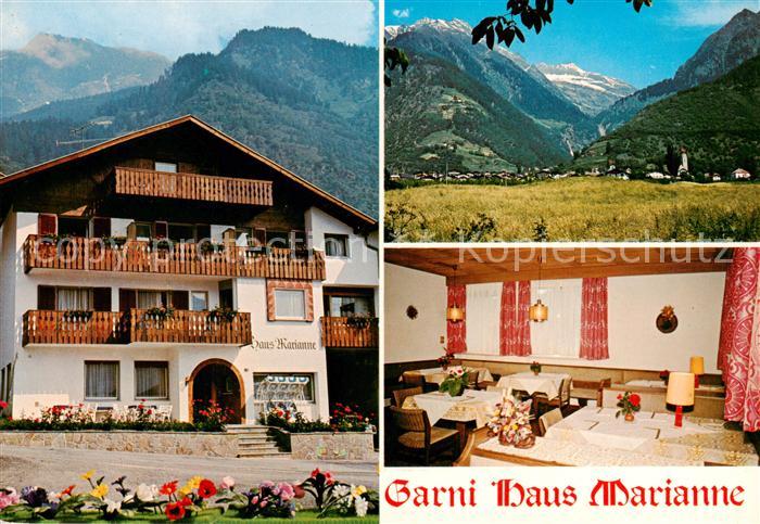 Partschins Parcines IT Garni Haus Marianne Gaststube Panorama