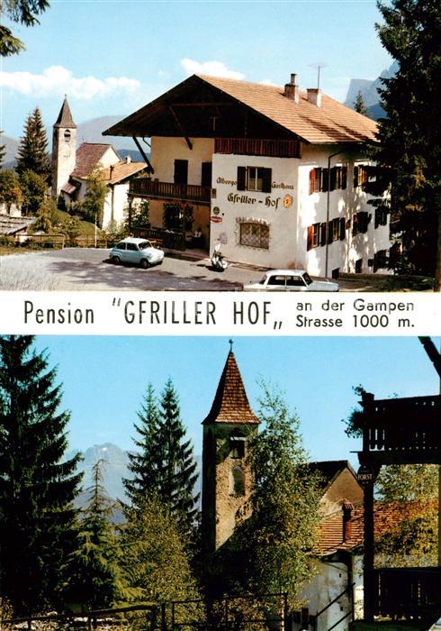 Lana Meran Pension Gfriller Hof an der Gampen Strasse Kirche