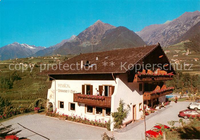 Schenna Meran Trentino IT Pension Petaunerhof mit Texelgruppe