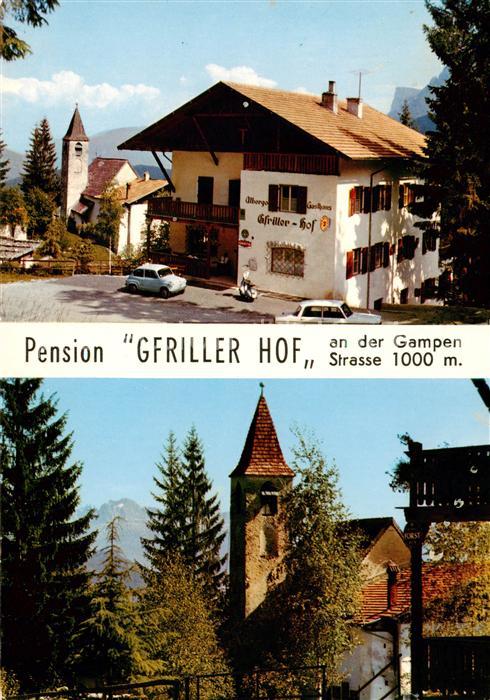 Lana Meran Pension Gfriller Hof an der Gampen Strasse Kirche