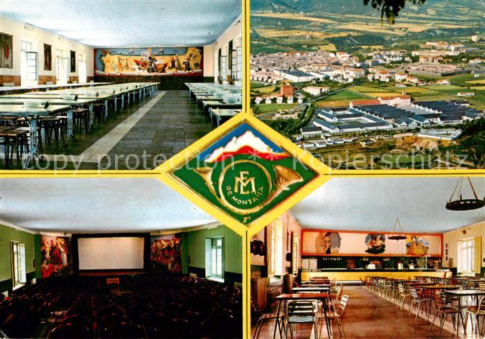 Jaca Spanien Escuela Militar de Montana Speisesaal Fliegeraufnahme Veranstaltung