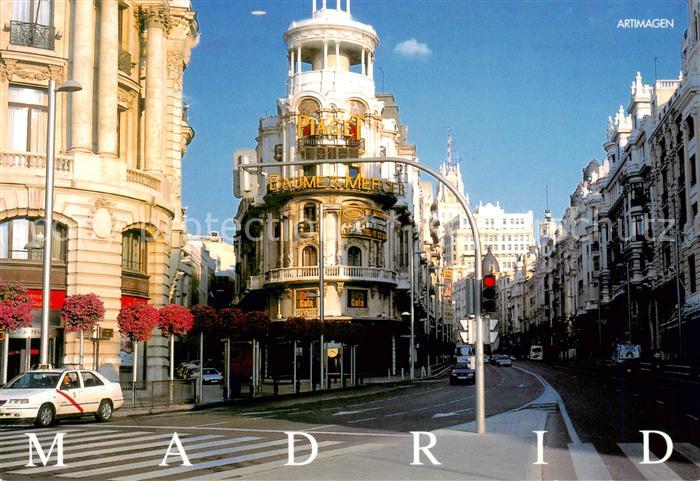 Madrid Spain Gran Via