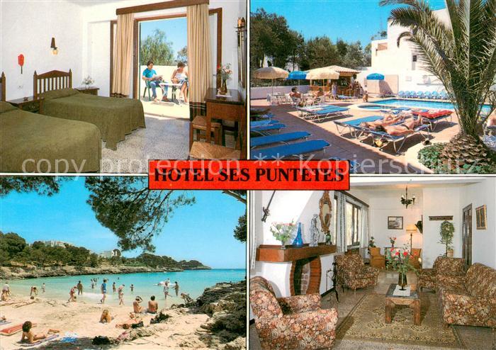 Cala d Or Hotel Ses Puntetes Strand Kaminzimmer Pool Appartement