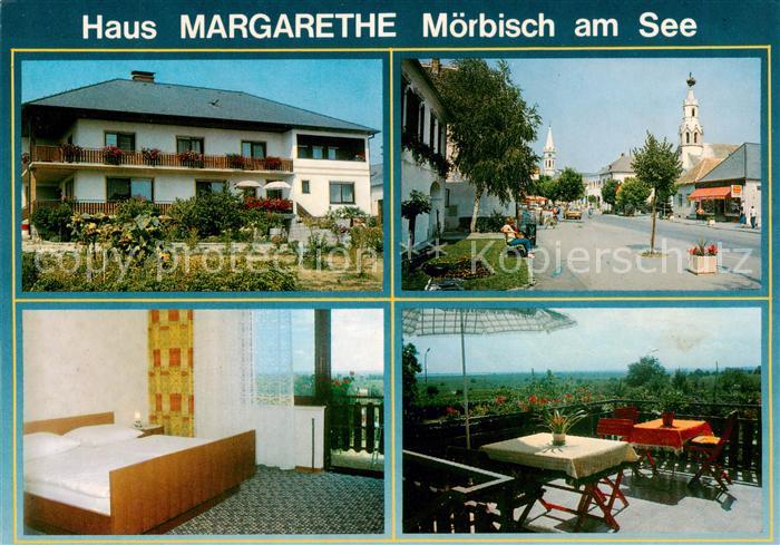 Moerbisch See Burgenland AT Haus Margarethe Zimmer Terrasse Strassenpartie