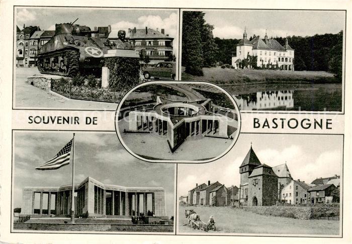 Bastogne Liege Belgie Panzer Schloss Gedenkstaette Kirche