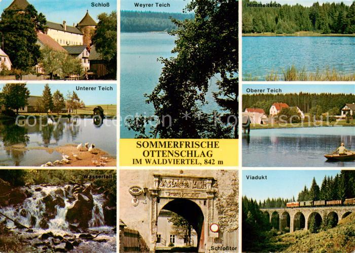 Ottenschlag Waldviertel Niederoesterreich AT Schloss Unterer Teich Weyrer Teich