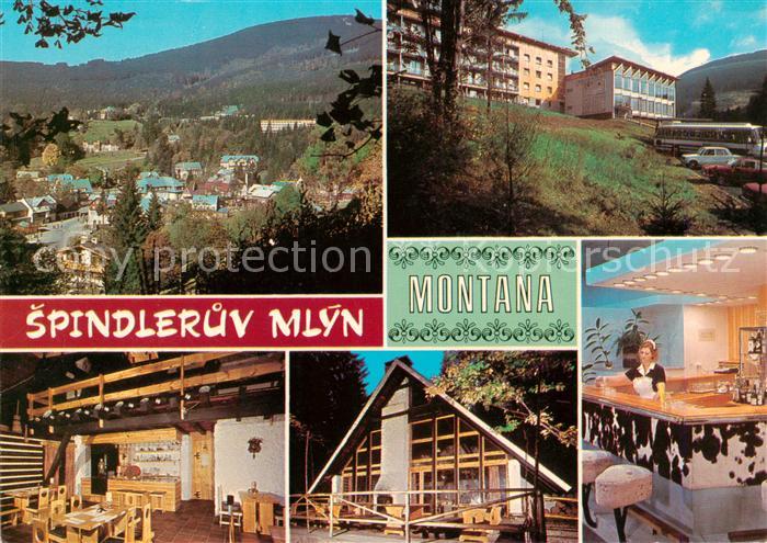 Spindleruv Mlyn Spindelmuehle Riesengebirge CZ Erholungsheim im Gebirge Panorama