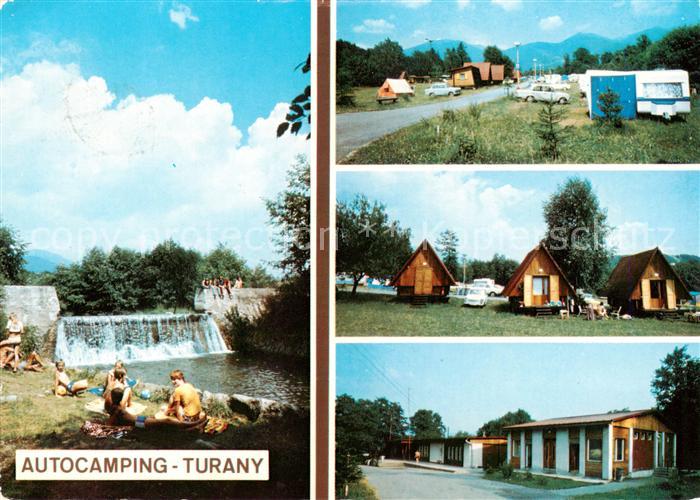 Turany Slovakia Autocamping Bungalows Wasserfall