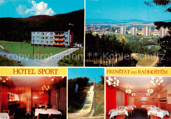 Frenstat pod Radhostem CZ Hotel Sport lezi na upati Horecek s dominantou nejvets