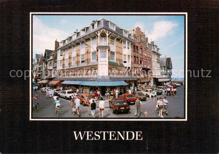 Westende Middelkerke Belgie Distellaan en Meeuwenlaan