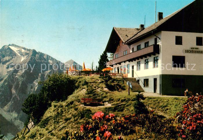 Mayrhofen Zillertal AT Gschoesswandhuette Gruenbergspitzen