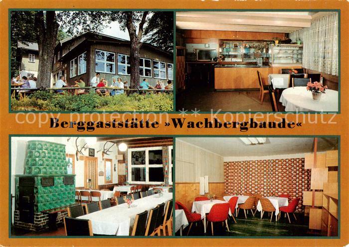 Saupsdorf Berggaststaette Wachbergbaude Gastraeume Terrasse