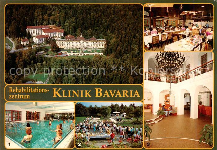 Schaufling Rehazentrum Klinik Bavaria Hallenbad Terrasse Gastraum Foyer