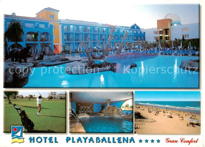 Rota Cadiz Costa de la Luz ES Hotel Playaballena Golf Hallenbad Strand