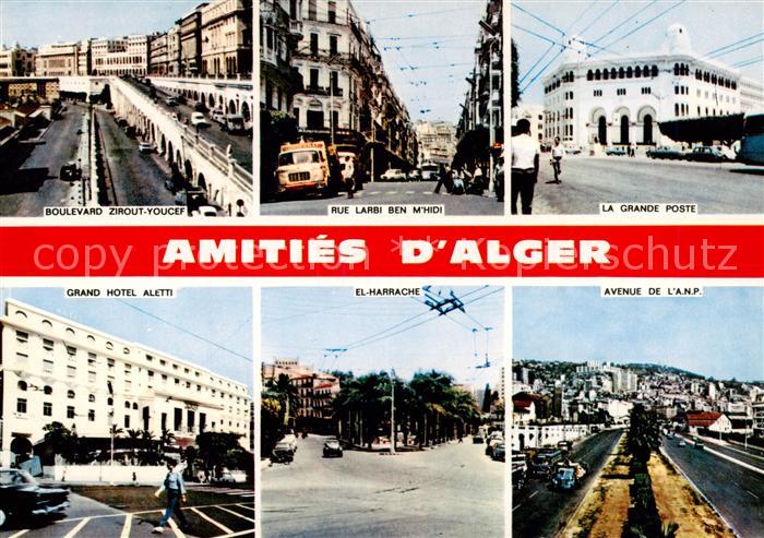 Alger Algier Algerie Boulevard Zirout Youcef Rue Larbi Ben Mhidi La Grande Poste