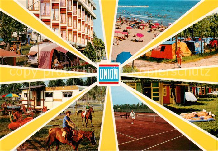 Cavallino Lido Venezia IT Camping Union Lido Reiten Tennis Strand