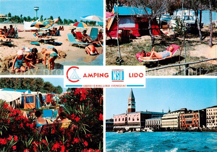 Cavallino Lido Venezia IT Camping NSU Lido Strand Panorama