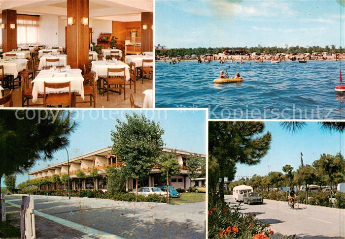 Lido di Cavallino Camping Residence Speisesaal Strand Erholungszentrum Strasse