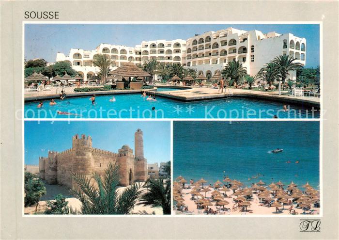 SOUssE  Tunesie Hotel Marhaba Beach Chateau Strand