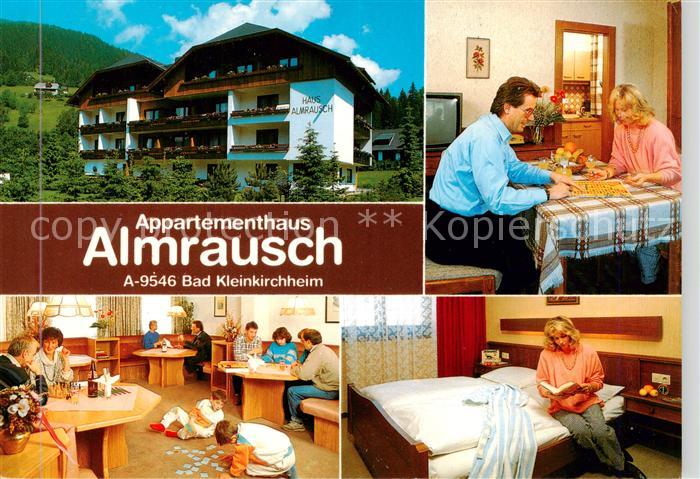 Bad Kleinkirchheim Kaernten AT Appartementhaus Almrauschen Gastraeume Zimmer