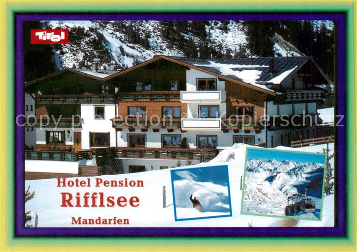 Mandarfen Pitztal Tirol AT Hotel Pension Rifflsee Gondelbahn