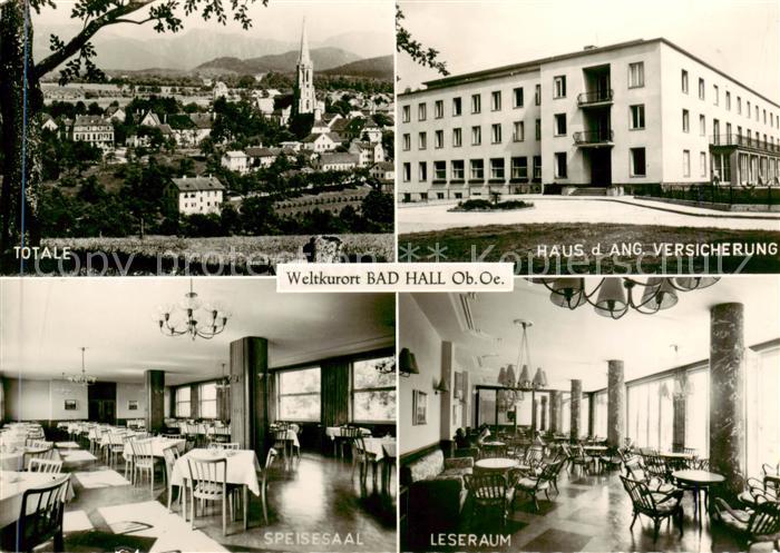 Bad Hall Solbad Hall AT Panorama Haus der Angestellten Versicherung Speisesaal L