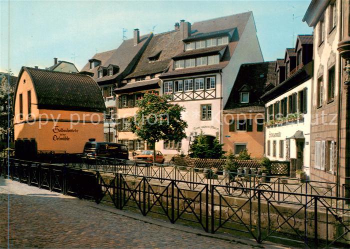 Freiburg Breisgau Insel Goldschmiede in der Oelmuehle