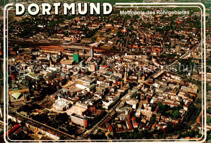 DORTMUND  CITY Fliegeraufnahme des Stadtkerns