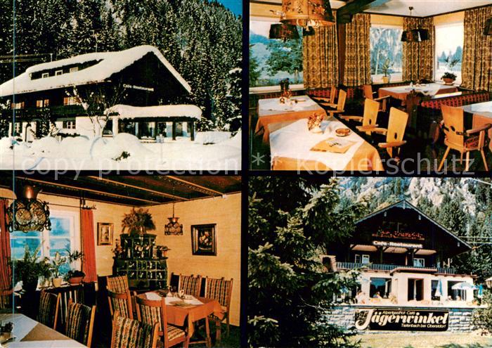 Tiefenbach Oberstdorf Cafe Restaurant Jaegerwinkel Gastraeume