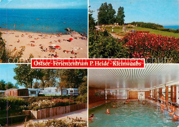 Kleinwaabs Ostsee Ferienzentrum Paul Heide Strand Camping Park Hallenbad