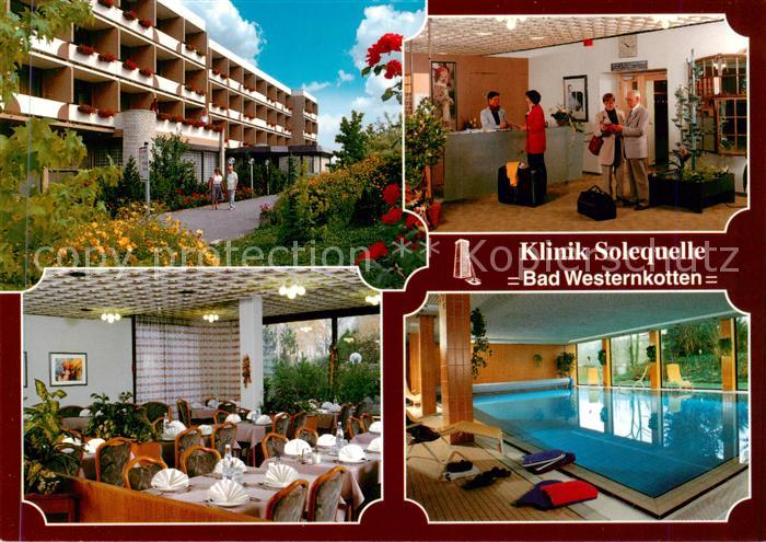 Bad Westernkotten Klinik Solequelle Rezeption Speisesaal Hallenbad